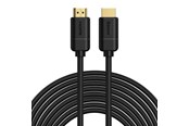 Beelscherm- en tv-kabel - Baseus 2x HDMI 2.0 4K 30Hz Cable 3D HDR 18Gbps 8m (black) - CAKGQ-E01