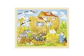 Puzzels - Goki Wooden Puzzle Noah's Ark 96pcs. Hout - 57535