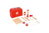Doen-alsof spelen - Small Foot - Wooden Doctor's Set in Red Case - 11183