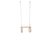 Buiten spelen - Small Foot - Wooden Trapeze with Gymnastic Rings - 11909