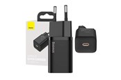 Mobiel - Adapters & Opladers - Baseus Super Si Quick Charger 1C 25W (black) - CCSP020101