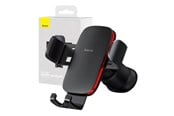 Mobiel - Overige accessoires - Baseus Metal Age II gravitational grip on the car grid - black - SUJS000001