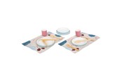 Doen-alsof spelen - Small Foot - Wooden Cutlery Set with Placemats 15 pcs. - 12245