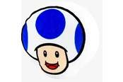 Merchandise - Tomy - Super Mario Toad - Blue - Pluche - 0053941124441