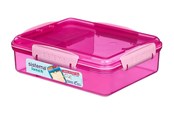 Keuken accessoires - Sistema Snack Attack Duo Lunch 975ml - Pink - 41482-9414202414823