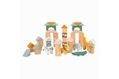 Houten speelgoed - Small Foot - Wooden Building Blocks Safari 50dlg. - 11699