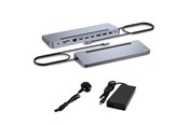 Docking station - I-Tec 11-in-1 - USB-C TB3 TB4 - 2 DP HDMI - 100W PD - C31FLAT2PDPRO100W