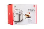 Potten - Zwilling TrueFlow - Cookware set with cover - 5 items - round - silver - 66920-005-0