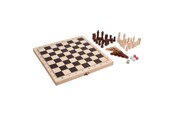 Bordspellen, Kaartspellen & Dobbelspellen - Small Foot - Wooden Classic Games 3in1 in Box - 3453