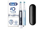 Elektrische tandenborstel - Oral-B Elektrische tandenborstel iO3 Duo Matt Black / Ice Blue - 8006540731659