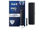 Elektrische tandenborstel - Oral-B Elektrische tandenborstel Pro 3 3500 Black Edition + Extra CA Black Brush Head + Travel Case - 8006540759912