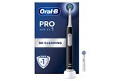 Elektrische tandenborstel - Oral-B Elektrische tandenborstel Pro1 Black + Extra Brush Head - 8006540771457