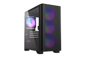 Case - Montech Air 100 ARGB - Black - Case - Minitower - Zwart - AIR 100 ARGB BK