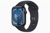 Smartwatch, Sporthorloge en Activity Tracker - Apple Watch Series 9 GPS + Cellular 45mm - Midnight Aluminium Case with Midnight Sport Band - M/L - MRMD3DH/A