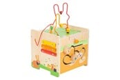 Speelgoed voor baby's - Small Foot - Wooden Activity Cube and Motor Spiral - 11732