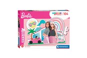 Puzzels - Clementoni Jigsaw Puzzle Super Color - Barbie Pink Vloer - 27163