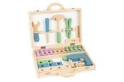 Bouw-/constructiekits - Small Foot - Wooden Tool Case Nordic 43dlg. - 11505