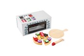 Doen-alsof spelen - Small Foot - Wooden Play Food Pizza Oven Set 25dlg. - 11204