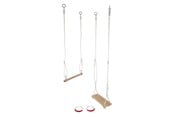 Buiten spelen - Small Foot - Wooden Swing Set 3in1 - 11908