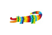 Puzzels - Small Foot - Wooden ABC Crocodile Puzzle 26dlg. Hout - 3425