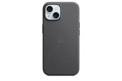 Mobiel - Covers & Cases - Apple iPhone 15 FineWoven Case with MagSafe - Black - MT393ZM/A