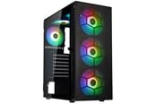 Case - Kolink Observatory HF Mesh ARGB Midi Tower Case - Black - Case - Desktop - Zwart - PGW-CH-KOL-110