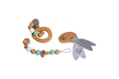 Babyspullen - Eichhorn Baby Pure Wooden Gift Set 3dlg. - 100005735