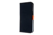 Mobiel - Covers & Cases - Insmat FLIPCASE IPHONE 15 PRO MAX BLACK/ORANGE - 650-3195