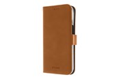 Mobiel - Covers & Cases - Insmat PREMIUM FLIPCASE IPHONE 15 PRO BROWN - 650-3198