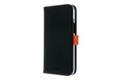 Mobiel - Covers & Cases - Insmat FLIPCASE IPHONE 15 PLUS BLACK/ORANGE - 650-3193