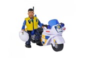 Speelgoedauto - Simba Fireman Sam Police Motorbike incl. Figurine 7.5cm - 109251092038