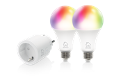 Smart Home - Deltaco Starter Kit With Two RGB Bulbs And One Plug - SH-KIT01