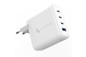 Mobiel - Adapters & Opladers - Lippa 100W 3 x USB-C PD & USB-A QC GaN Wall Charger - White - LPWC100W