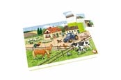 Puzzels - Hubelino Block Puzzle Life on the Farm 35st. - 410184