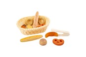 Doen-alsof spelen - Small Foot - Plastic Bread Basket with Play Food Bread 12dlg. - 11444