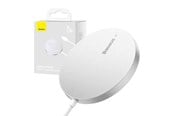 Mobiel - Adapters & Opladers - Baseus Magnetic Wireless Charger Simple Mini3 15W (Silver) - CCJJ040012