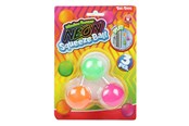 Kleine cadeautjes voor kinderen - Toi-Toys Window Crawler Squeeze Balls Neon 3 pcs. - 35989A