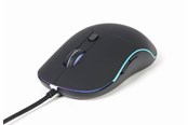 Muis - Gembird Illuminated large size wired mouse - Muis - Optisch - 6 knoppen - Zwart - MUS-UL-02