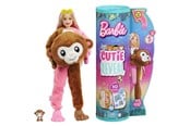 Pop, teddybeer en materiaal - Barbie Cutie Reveal Jungle Series Monkey Doll 30cm - HKR01