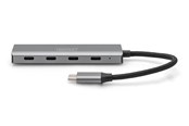 USB hub - DIGITUS 4-Port USB-C Hub USB hub - 4 - Grijs - DA-70246