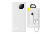 Powerbank - Baseus Powerbank Adaman2 10000mAh 30W White Powerbank - Wit - 10000 mAh - PPAD080002
