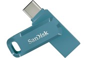 USB-stick - SANDISK Ultra Dual Drive Go - Donkerblauw - 128GB - USB-stick - SDDDC3-128G-G46NBB