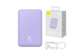 Powerbank - Baseus Powerbank Magnetic Mini 20000mAh 20W MagSafe (purple) Powerbank - Paars - 20000 mAh - PPCX150005