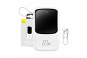 Powerbank - Baseus Powerbank Qpow PRO with cable 10000mAh 22.5W (White) Powerbank - Wit - 10000 mAh - PPQD060102