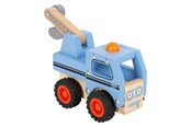 Speelgoedauto - Small Foot - Wooden Tow Truck Blue - 12446