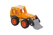 Speelgoedauto - Small Foot - Wooden Excavator Orange - 12447