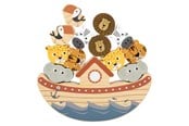 Bordspellen, Kaartspellen & Dobbelspellen - Small Foot - Wooden Balance Game Safari - 12229