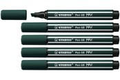 Schrijf- en tekengerei - STABILO Pen 68 MAX - Fibre-tip Pen with Thick Chisel Tip - Earth Green - 768/63