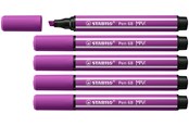 Schrijf- en tekengerei - STABILO Pen 68 MAX - Fibre-tip Pen with Thick Chisel Tip - Lilac - 768/58