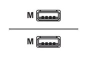 USB-kabel - DIGITUS ASSMANN - USB cable - USB to USB - 1.8 m - AK-300101-018-S